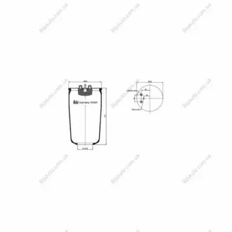Кожух пневматичної ресори FEBI BILSTEIN 35494