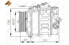 Компрессор кондиционера Mercedes Klasa M (W164) ML CDI 4-matic 05- NRF 32216 (фото 5)