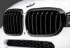 РЕШЁТКА РАДИАТОРА ПРАВАЯ ЧЁРНЫЙ ХРОМ BMW 51712334710 (фото 1)