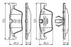 Комплект тормозных колодок, дисковый тормоз BMW 34216873093 (фото 6)