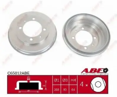 Гальмівний барабан ABE C65012ABE