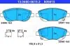 Комплект тормозных колодок, дисковый тормоз ATE 13046056152