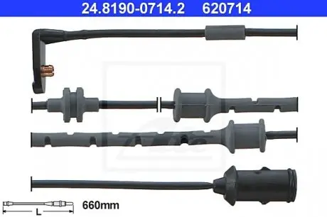 Сигнализатор, износ тормозных колодок ATE 24819007142 (фото 1)