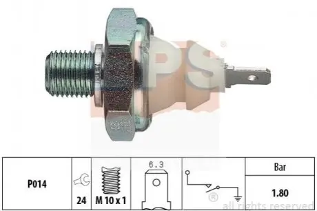 Датчик тиску масла Audi/VW 1,8 bar EPS 1800045