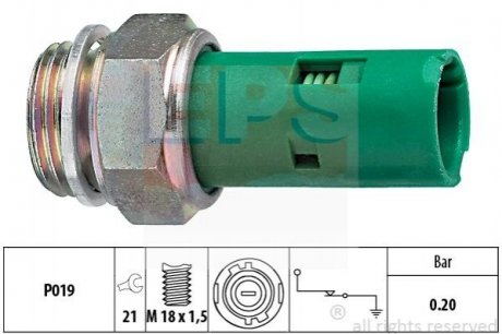Датчик тиску масла EPS 1800110 (фото 1)