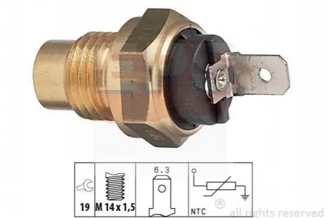 Датчик температури охолоджувальної рідини 1 830 096 EPS 1830096