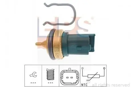Фото датчик температуры охлаждающей жидкости EPS 1830347 Датчик температуры охлаждающей жидкости EPS 1830347