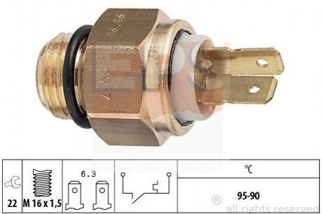 Термовыключатель вентилятора радиатора EPS 1850057