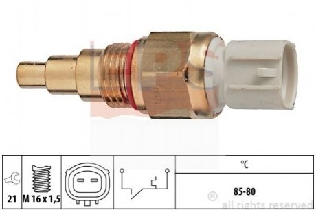 Термовыключатель вентилятора радиатора 1 850 109 EPS 1850109 (фото 1)