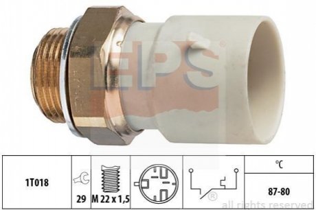 Термовыключатель вентилятора радиатора EPS 1850271 (фото 1)