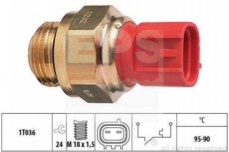 Термовимикач вентилятора 1 850 282 EPS 1850282