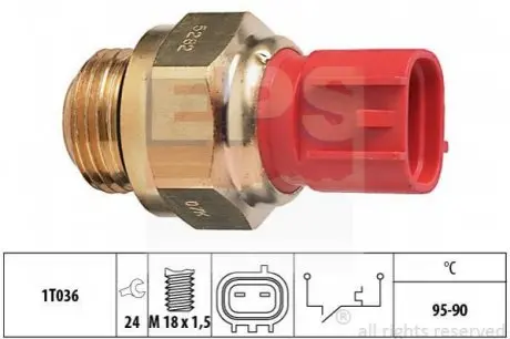 Термовікач вентилятора 1 850 282 EPS 1850282