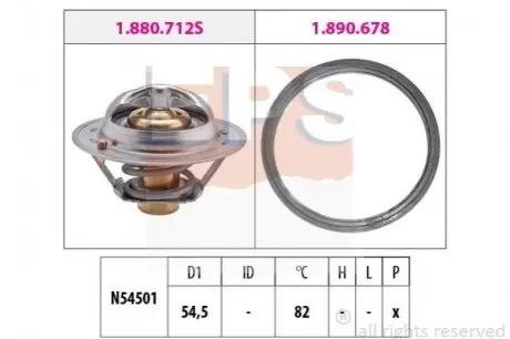 Термостат Hyunday/Kia 1.4/1.6/2.5Crdi EPS 1880726
