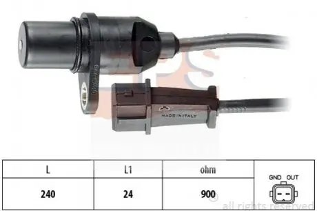 Датчик положения к/вала Hyundai Accent, Elantra, Getz /Kia Cerato, Rio 1.3-1.6 00- EPS 1953279