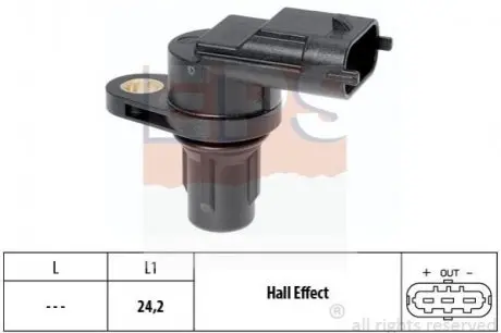 Датчик положения р/валаFiat Ducato Ford C-Max, Fiesta VI, Focus, Mondeo IV Hyundai Santa Fe II Kia Ceed Opel Astra H, Corsa C, D, Zafira B 1.1-3.0D 09.00- EPS 1953361