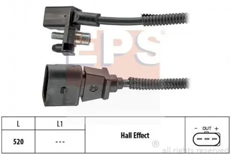 Датчик імпульсів Skoda Fabia 1.4 16V 00-07/ VW Golf IV 1.6 16V 00-05 EPS 1953443
