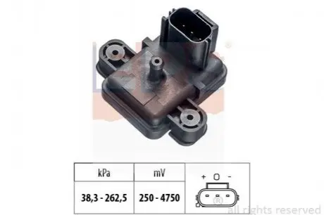 Датчик давления выпускных газов Volvo S60/S80/V40/V60 2.0 13- EPS 1993357
