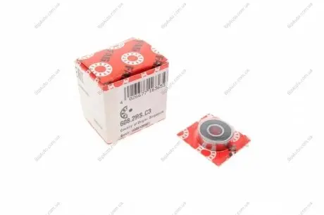 Подшипник генератора 608-2RS-C3 // FAG 6082RSC3 (фото 1)