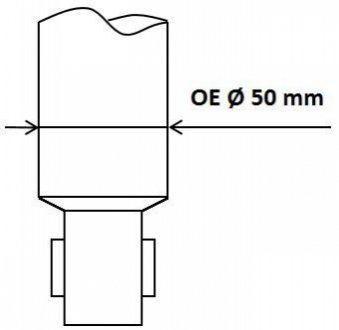 Амортизатор, задняя ось KYB 5550001 (фото 1)