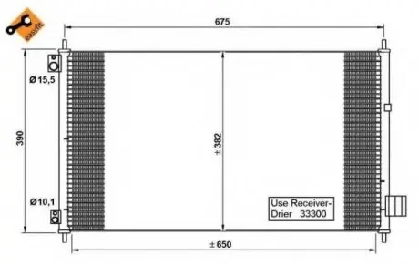 Конденсатор, кондиционер NRF 35780