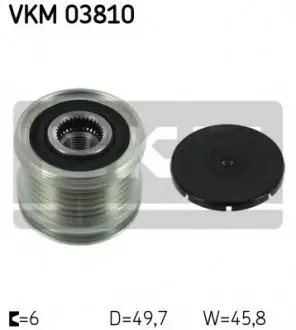 Механізм вільного ходу генератора VKM 03810 SKF VKM03810