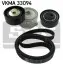 Поликлиновой ременный комплект SKF VKMA33094