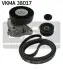 Поликлиновой ременный комплект SKF VKMA38017 (фото 1)