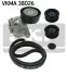 Полікліновий ремінний комплект SKF VKMA38026