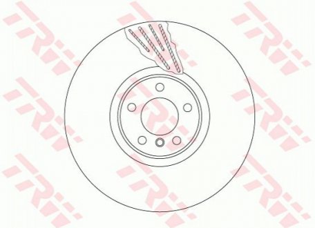 Тормозной диск TRW DF6619S