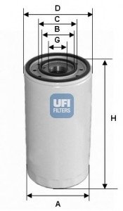 Масляный фильтр UFI 2331300 (фото 1)