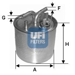 Топливный фильтр UFI 2400200