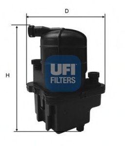 Топливный фильтр UFI 2408800 (фото 1)