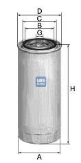 Топливный фильтр UFI 2437200