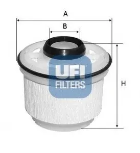 Паливний фільтр 26.045.00 UFI 2604500
