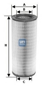 Воздушный фильтр UFI 2725700 (фото 1)