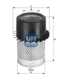 Воздушный фильтр UFI 2728200 (фото 1)