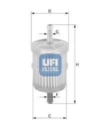 Топливный фильтр UFI 3100100 (фото 1)