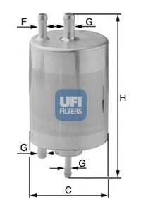 Топливный фильтр UFI 3184100 (фото 1)