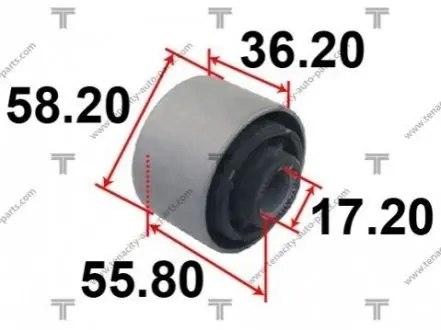 Сайлентблок заднего поперечного рычага TENACITY AAMTO1157