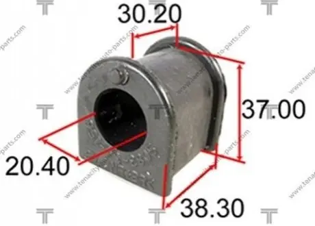 ВТУЛКА ПЕРЕДНЬОГО СТАБІЛІЗАТОРА TENACITY ASBFO1001