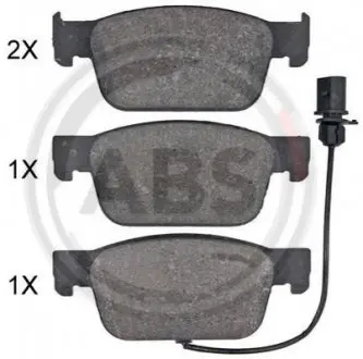 Тормозные колодки дисковые A.B.S. A.B.S. 35149