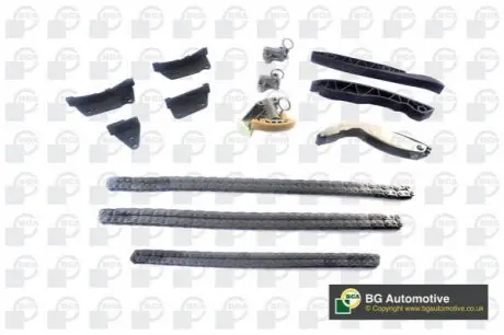 Ланцюг приводу ГРМ (к-кт) Kia Sorento 2.5CRDi 02-10 (без шестерн) BGA TC2700K