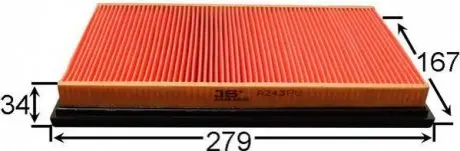 Фільтр повітряний NISSAN SUNNY 1.7D,2.0D 85-95/PRIMERA 2.0D,2.0IGT 90-,MAXIMA 10.94- JS ASAKASHI A243PU