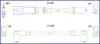 Комплект дротів запалювання HITACHI 134705