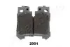 Комплект гальмівних колодок, дискове гальмо JAPANPARTS PP2001AF