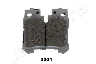 Комплект гальмівних колодок, дискове гальмо JAPANPARTS PP2001AF