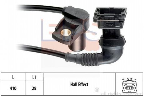 Датчик положення р/вала BMW 3 (E36), 5 (E34) 2.5 90-99 EPS 1.953.060