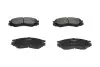 Комплект гальмівних колодок, дискове гальмо KAVO PARTS KBP5508