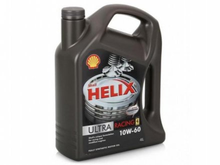 Олива моторна Helix Ultra Racing 10W-60 (4 л) SHELL 550040622 (фото 1)