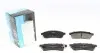 Комплект гальмівних колодок KAVO PARTS KBP-1012